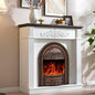 45" Birdcage-Style Electric Fireplace by SOOWERY