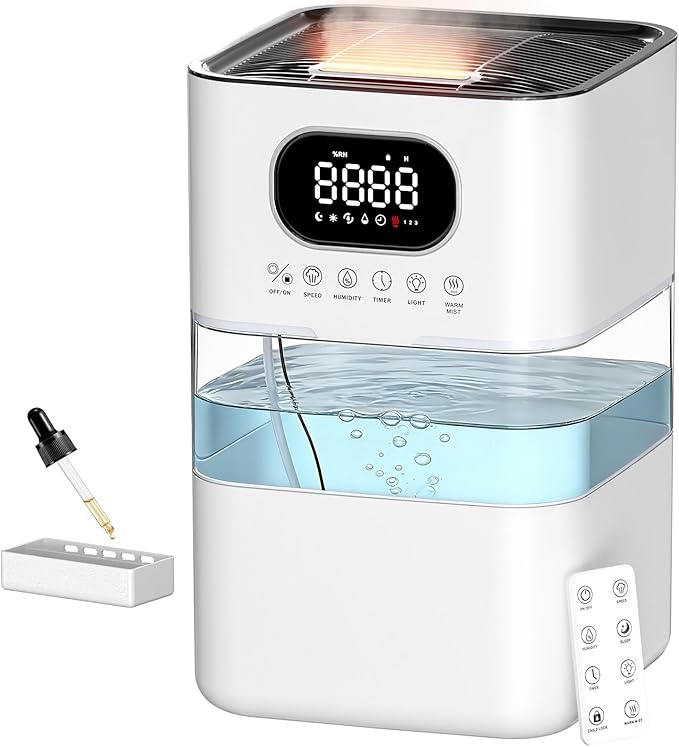 AreShark Humidifier Large Room, 2.2 Gal/8.5L Cool Warm Mist Air Humidifiers by Unknown
