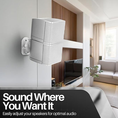 TNP Universal Satellite Speaker Wall Mount Bracket Ceiling Mount Clamp - Image 5