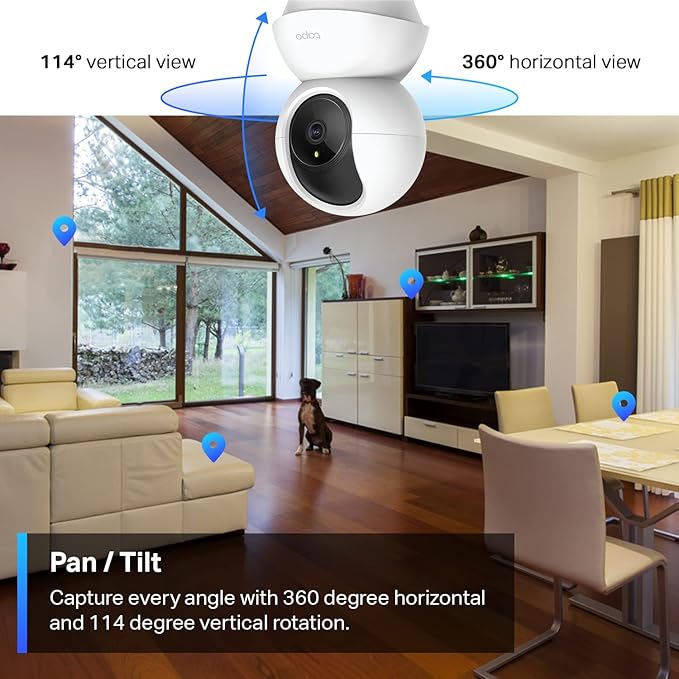 Tapo TP-Link 2K Pan Tilt Security Camera - Image 3