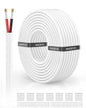 NAOVEO 16 Gauge Wire 2 Conductor Electrical Wire, 16 AWG Stranded PVC Tinned by NAOEVO