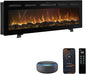 50 Inch WiFi-Enabled Recessed Electric Fireplace Inserts by Mystflame