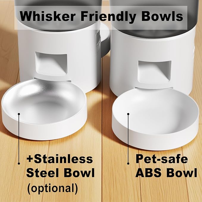 Automatic Cat Feeder for 2 Cats, Auto Dry Food Dispenser - Image 7