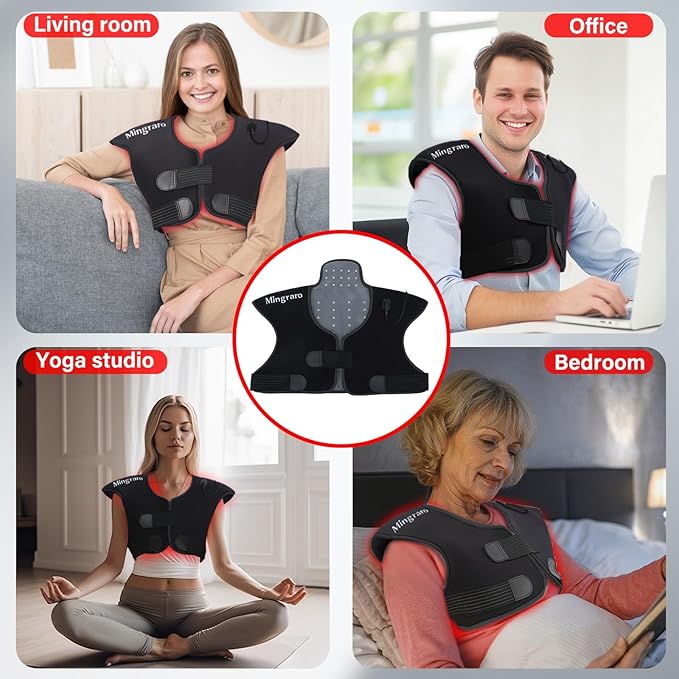 Red Light Therapy for Shoulder and Neck, Near Infrared Light for Body Upper Back - Image 4
