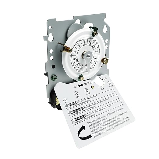T104M Mechanical Time Switch, 208-277 VAC 5HP 40A DPST Timer Switch, Versatile by Unknown