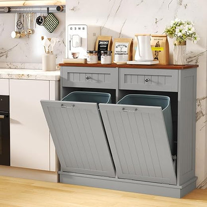 Tilt Out Trash Can Cabinet - Image 4