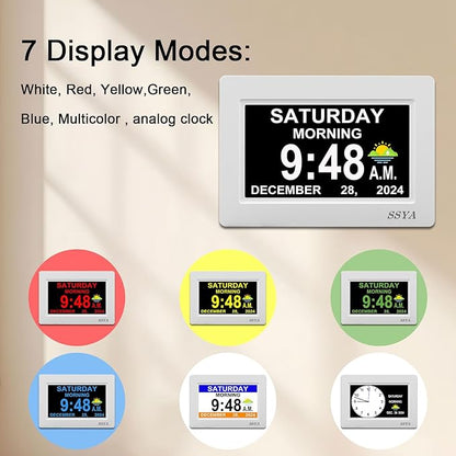 SSYA Digital Calendar Alarm Clock - Image 4