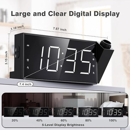 Mesqool Projection Alarm Clock - Image 4
