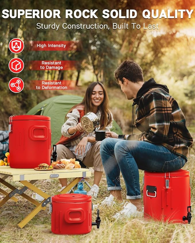 Insulated Beverage Dispenser 2 Gallon, Hot Drink Dispenser - Image 7