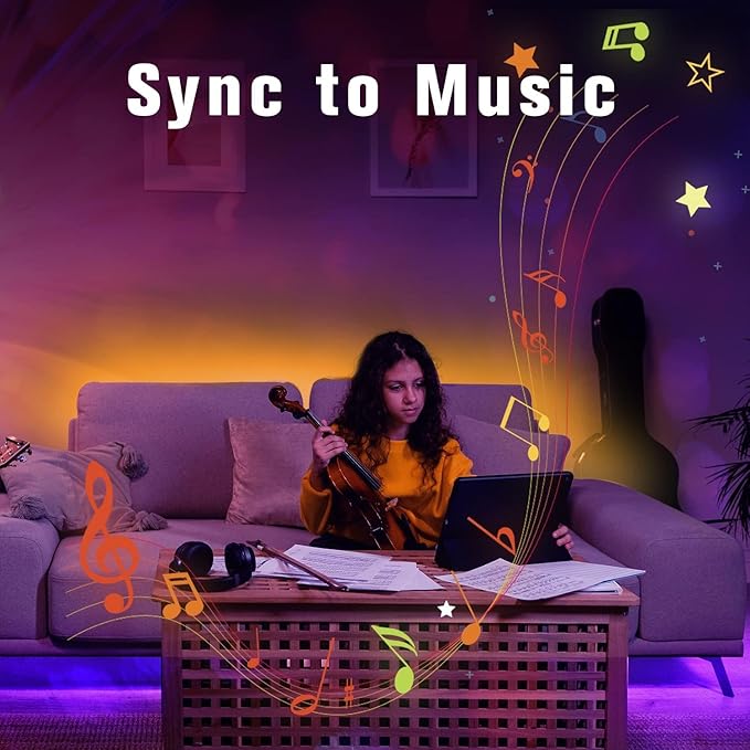 DAYBETTER LED Strip Lights 400ft, Color Changing Lights Strip - Image 4