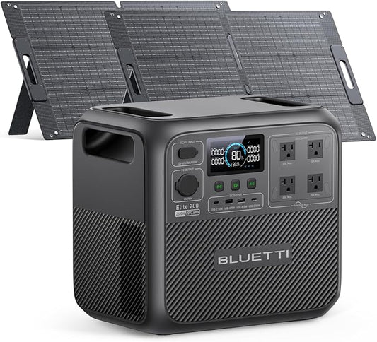 BLUETTI Solar Generator Elite 200 V2 by BLUETTI