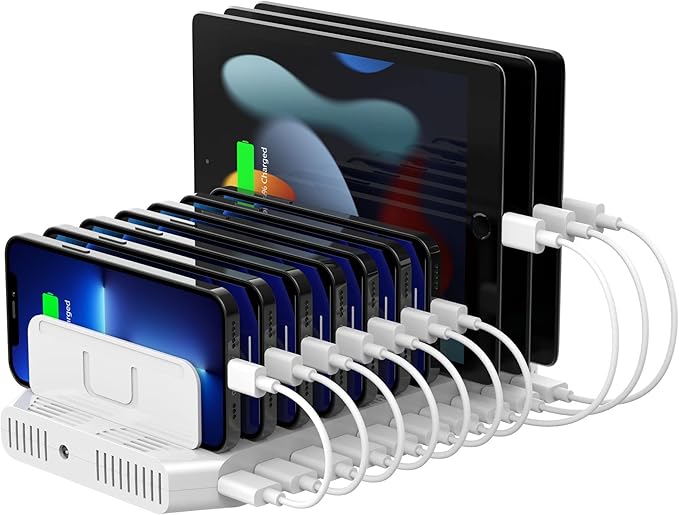 Unitek Multi Charging Station, 10-Port USB Charger by Unitek