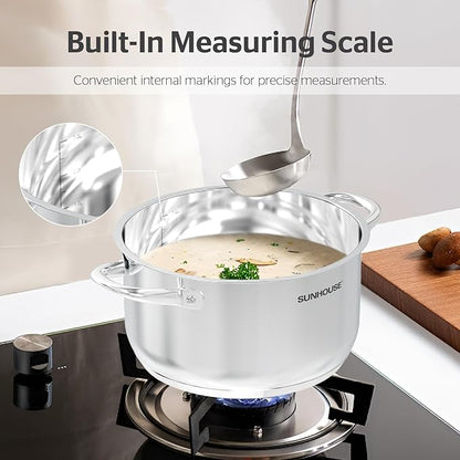 SUNHOUSE 8 Quart Stock Pot - Image 8