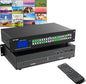 MT-VIKI 16X16 4K HDMI Matrix Switch Support Web GUI & 3.5mm Stereo Audio by MT-VIKI
