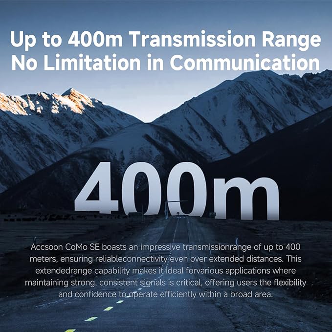 Accsoon Como SE Wireless Headset Intercom System 1312ft Team Communication - Image 2