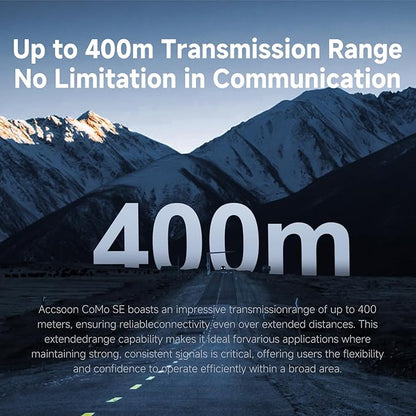 Accsoon Como SE Wireless Headset Intercom System 5-Person Full Duplex 1312ft - Image 2