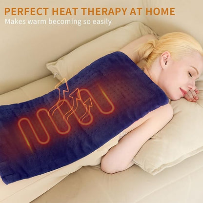Massaging Weighted Heating Pad for Back Pain Relief, Heating Pads for Neck - Image 6