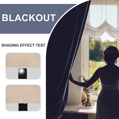 JIUZHEN Blackout Curtains for Bedroom - Image 2
