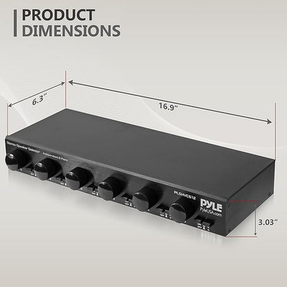 Pyle 6 Channel High Power Stereo Speaker Selector - Image 7