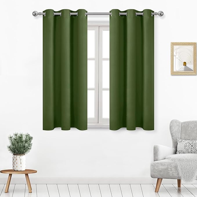 DWCN Blackout Curtains for Living Room, Room Drakening Drapes for Bedroom by DWCN