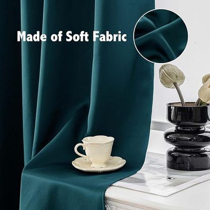 Anytime 100% Blackout Curtain 2 Panels Set, Thermal Insulated Window Drapes - Image 6