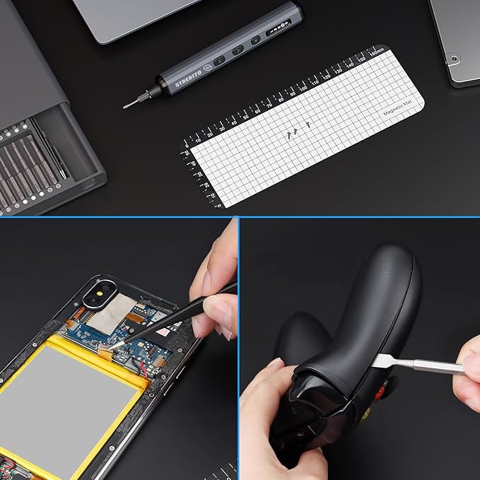 STREBITO Mini Electric Screwdriver Set, 70-in-1 Max Precision Electric - Image 9