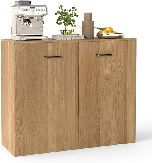 Giantex Modern Storage Cabinet, Anti-Tipping Device, Sturdy Metal Hings by Giantex