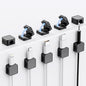 10 Pack Magnetic Cord Organizer Holder, Adjustable Cable Clips, Strong Adhesive by Lakeronelove