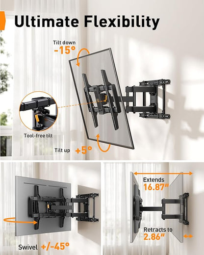 Perlegear Full Motion TV Wall Mount - Image 7