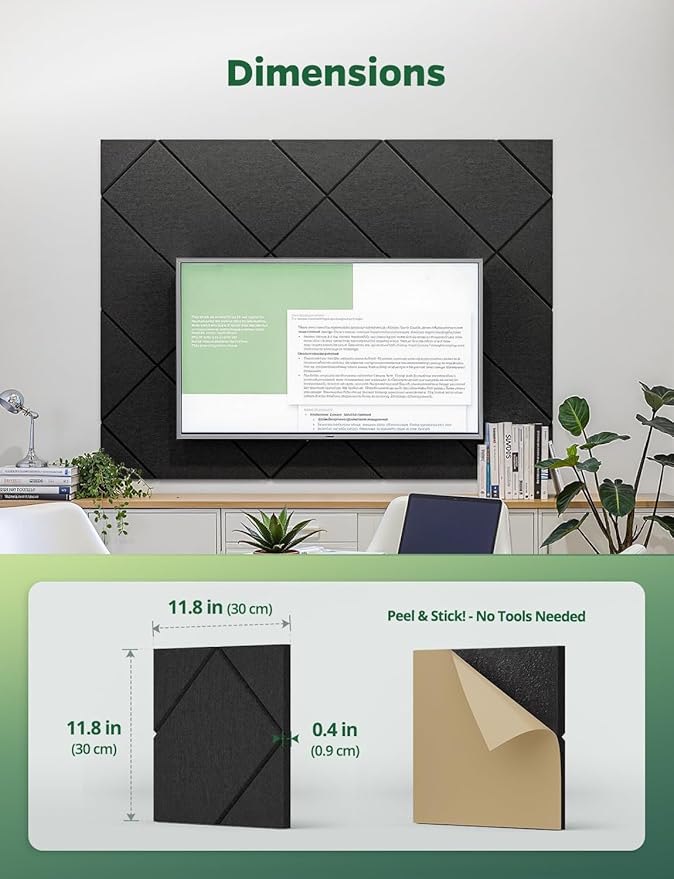 Topnaca Decorative Acoustic Soundproof Walls Panels - Image 8