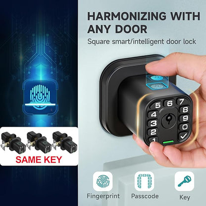 Richelock Fingerprint Door knob, Smart Biometric Door Lock - Image 2