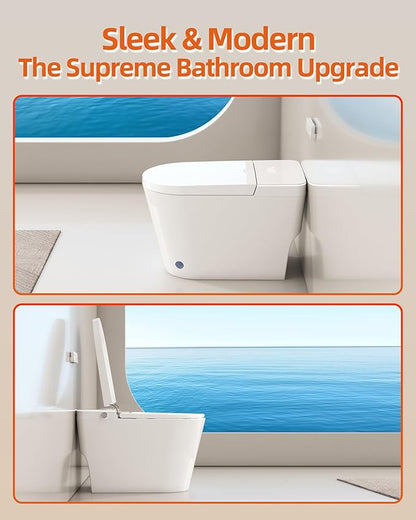 Luoware Smart Toilet with Bidet Built in, Luxury One Piece Elongated Bidet - Image 8