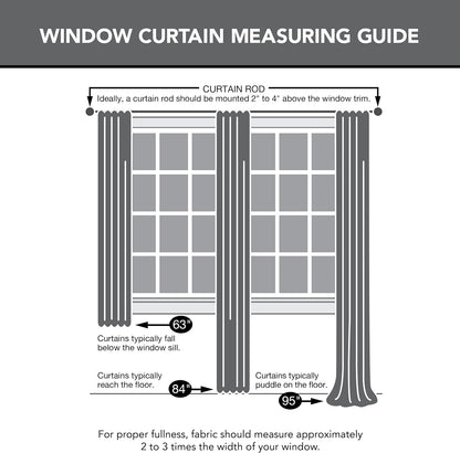 No. 918 Emily Sheer Voile Rod Pocket Curtain Panel, 59" x 120", White