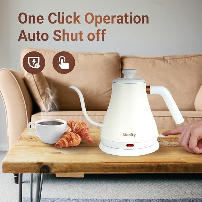 Mecity Electric Kettle Stainless Steel Gooseneck Water Kettle Water Boiler - Image 4