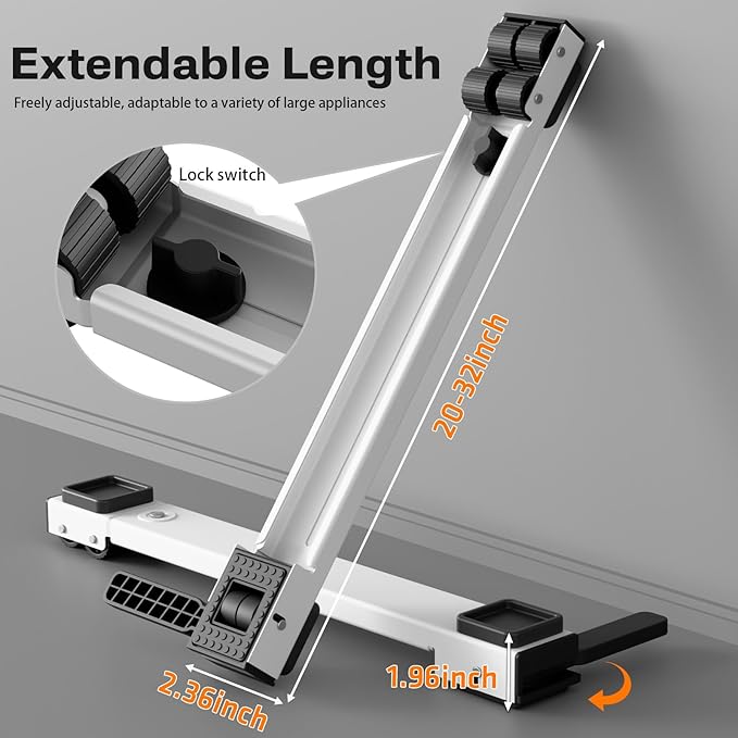 KVRG Appliance Rollers Heavy Duty, Newest Extendable Appliance Sliders - Image 2