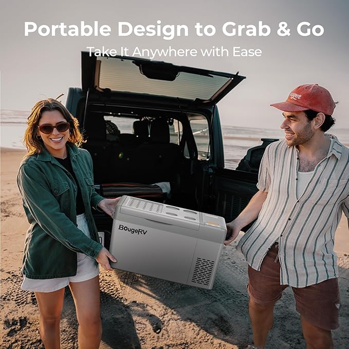 BougeRV 12 Volt Refrigerator, CRPRO 21 Quart 12V Car Fridge, Portable Freezer - Image 6