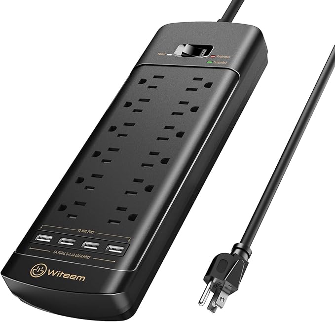 Witeem Surge Protector Power Strip by Witeem