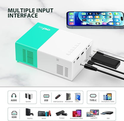 Projector WiFi Portable Movie Projector, Phone or Tablet Can be Mirrored to the - Image 6