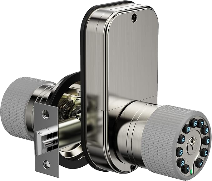 Double Sided Keypad Door Knob by iuknob