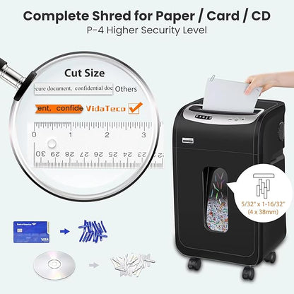 Paper Shredder for Home Office Heavy Duty - Image 3