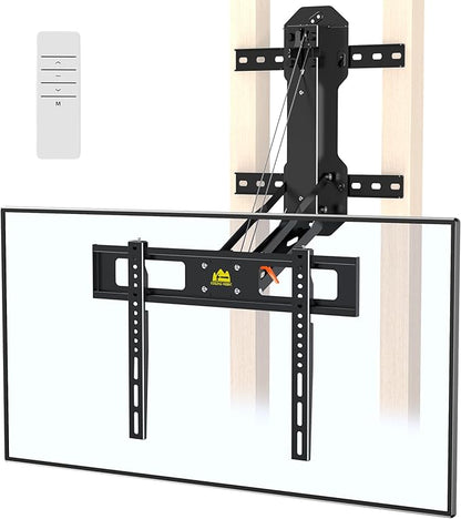FORGING MOUNT Motorized Fireplace Pull Down TV Mount by FORGINGMOUNT