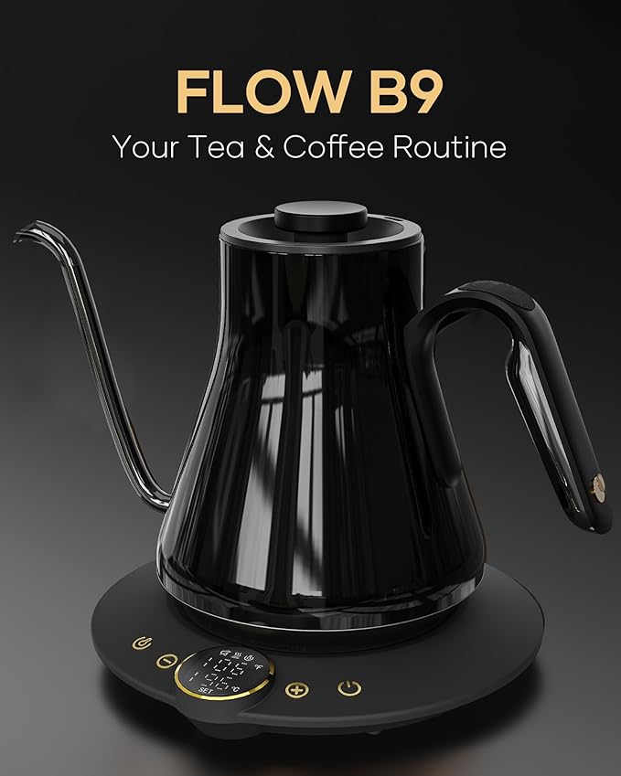 Cocinare FLOW B9 Gooseneck Electric Kettle, Precise Temperature Control - Image 2