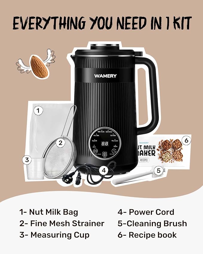 Wamery 32oz Nut Milk Maker Machine - Image 3