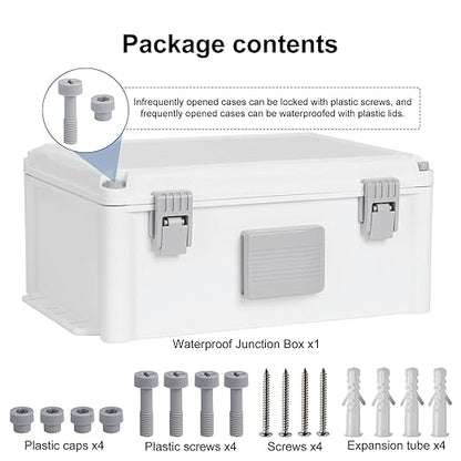 Namunanee Outdoor Electrical Junction Box, ABS Water Resistant Enclosure - Image 6