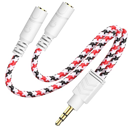 DUKABEL Headphone Splitter, 3.5mm Splitter Cable by DuKabel