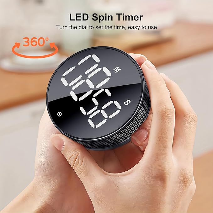 BlueSnail Kitchen Timer with LED Digital Display Smart Efficana - Image 2