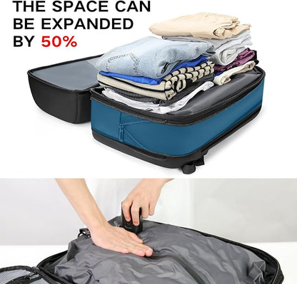 Vacuum Seal Travel Backpack 45L Expandable Air Compression System Water - Image 2