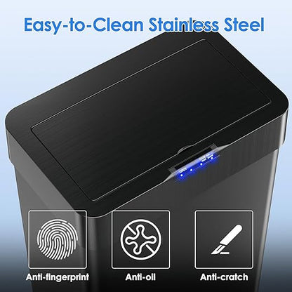 AthLike Sensor Trash Can, Touchless Motion Sensor Trash Bin, Smart Automatic - Image 6