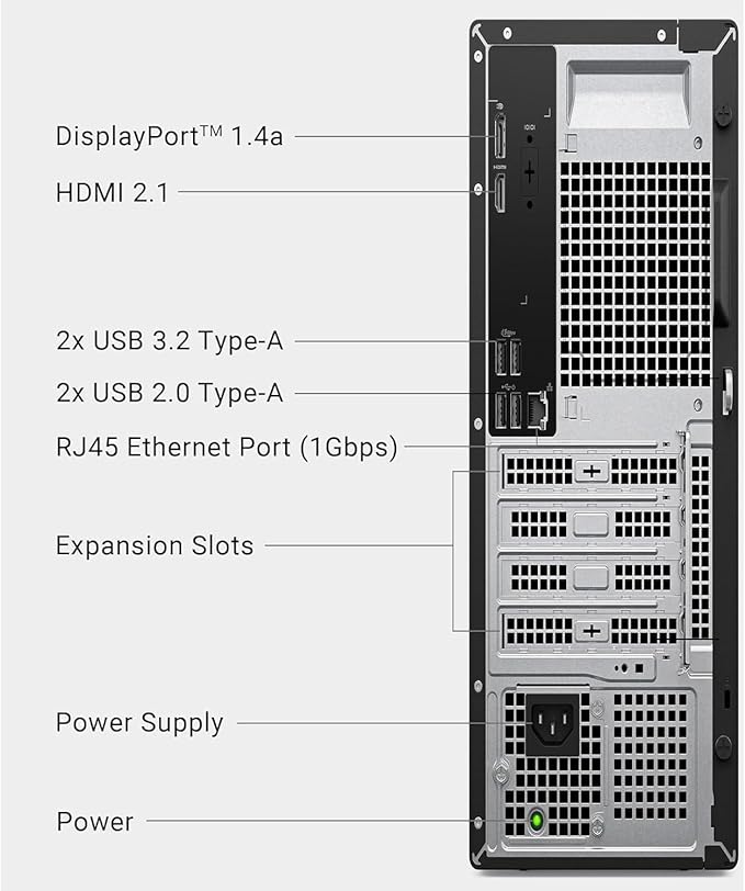 Dell Pro Slim QCS1250 Business Desktop, New OptiPlex Version, Intel Core - Image 4