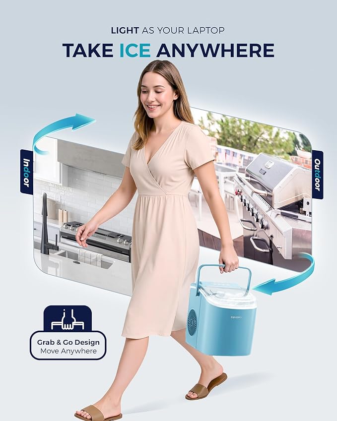EUHOMY Countertop Ice Maker Machine - Image 4